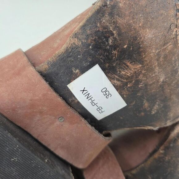 Freebird By Steven Phoenix Boots US 8 M Womens Brown Harness PHNIX Tall Leather - Picture 10 of 13